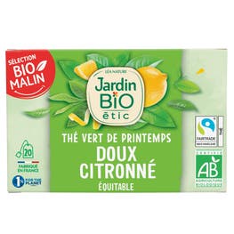 Thé vert de printemps doux citronné - JARDIN BIO