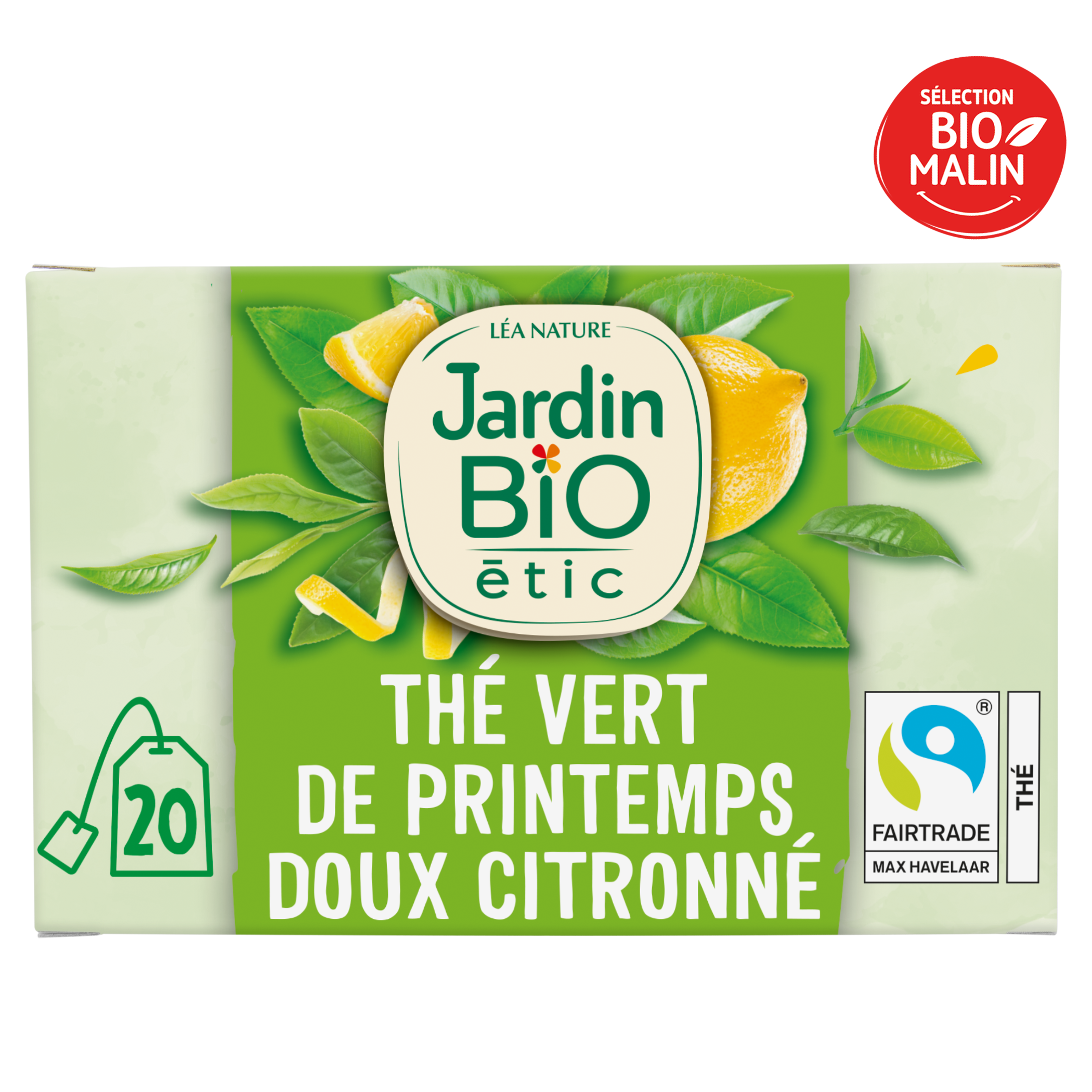 Thé vert de printemps doux citronné - JARDIN BIO