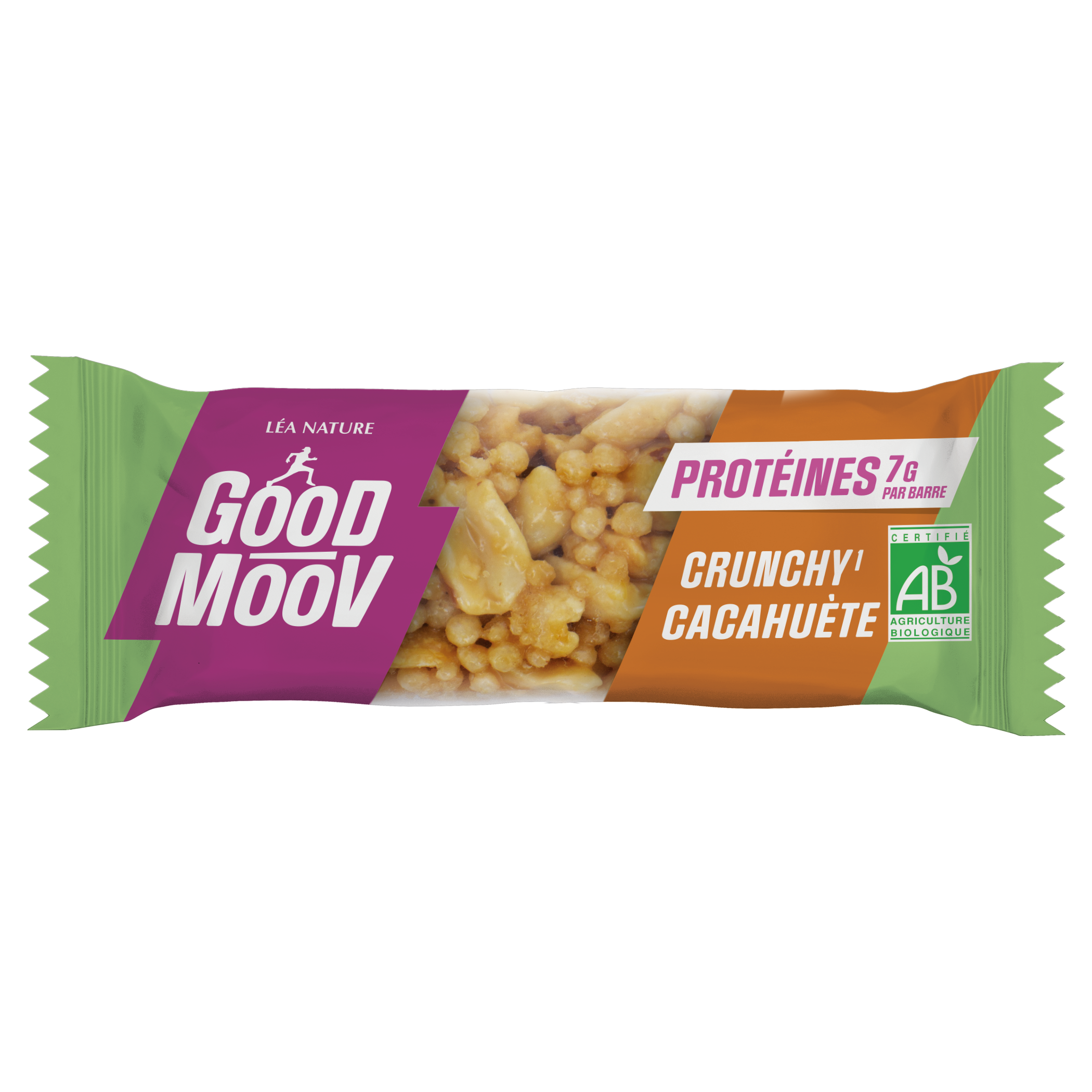 Barre cacahuète bio à l"unité - GOOD MOOV