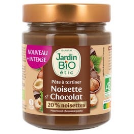 Pâte à tartiner Noisette Chocolat - JARDIN BIO
