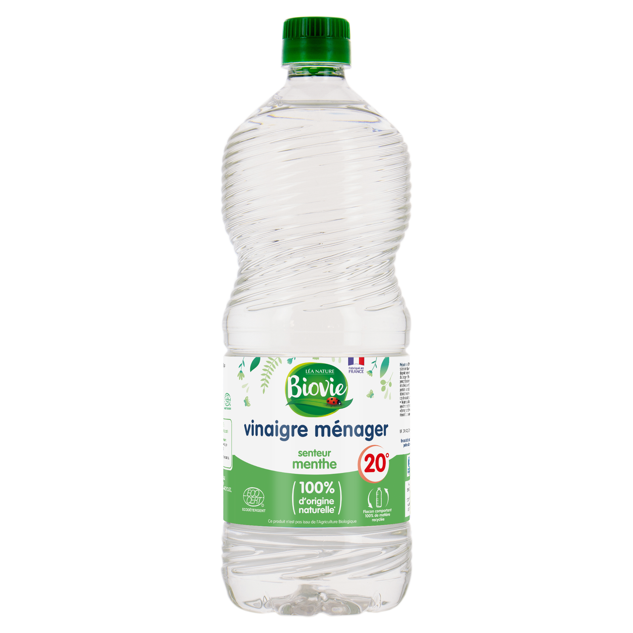 Vinaigre ménager senteur menthe 20° - BIOVIE