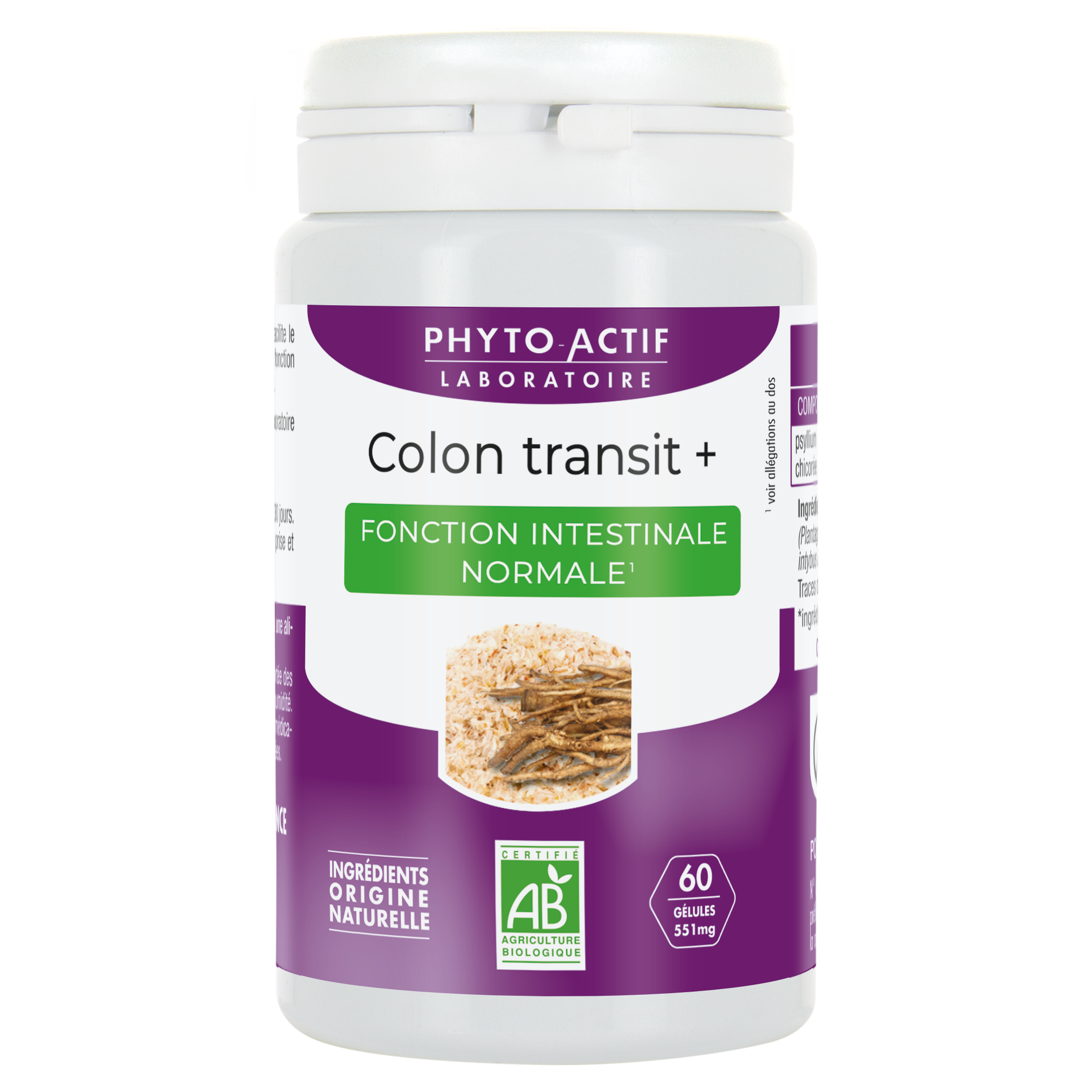 Gélules Colon Transit + Bio - PHYTO ACTIF