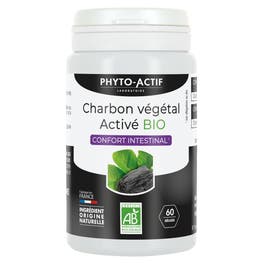Gélules Charbon végétal activé Bio - PHYTO ACTIF