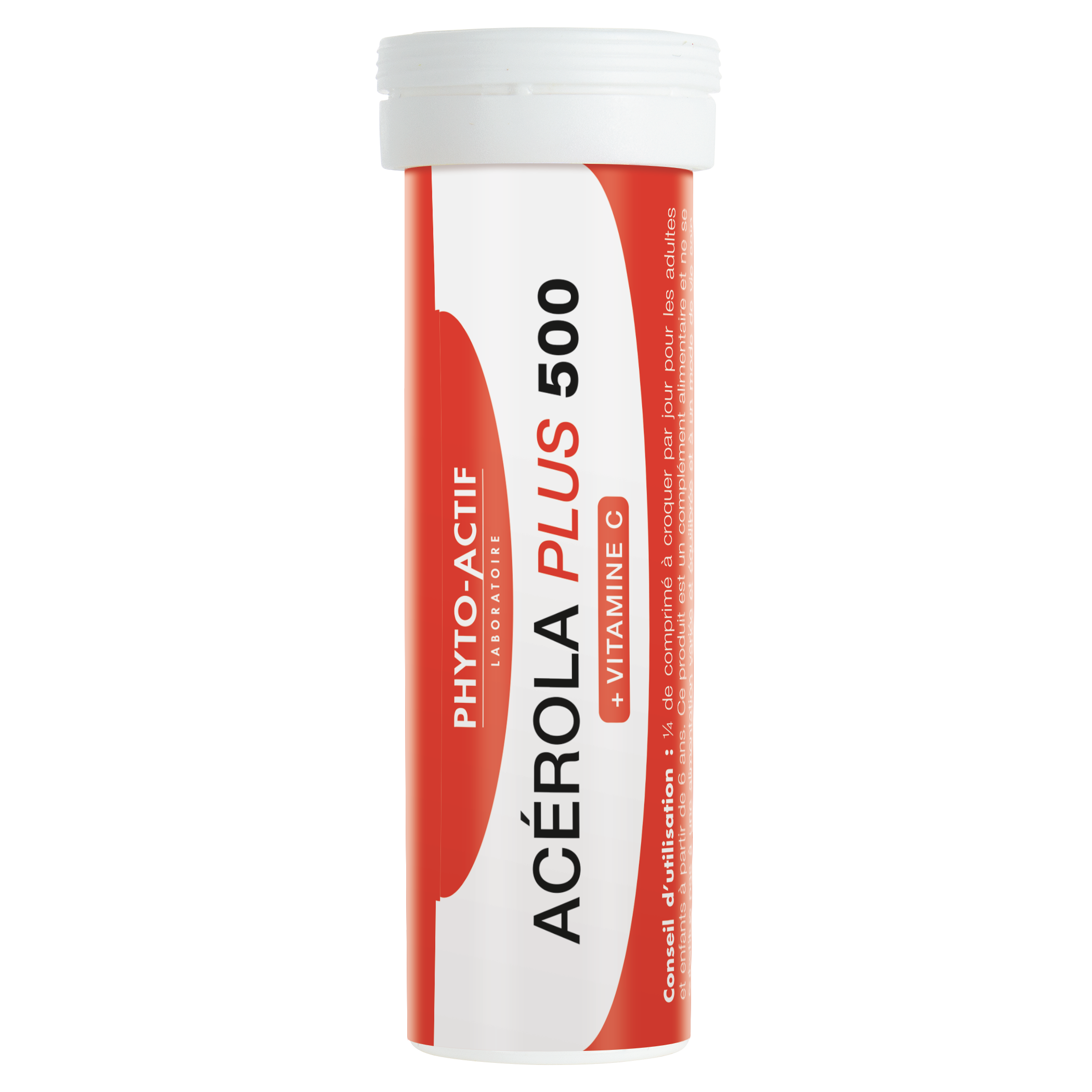 Acérola Plus 500 24 cps + 12 cps offerts - PHYTO ACTIF