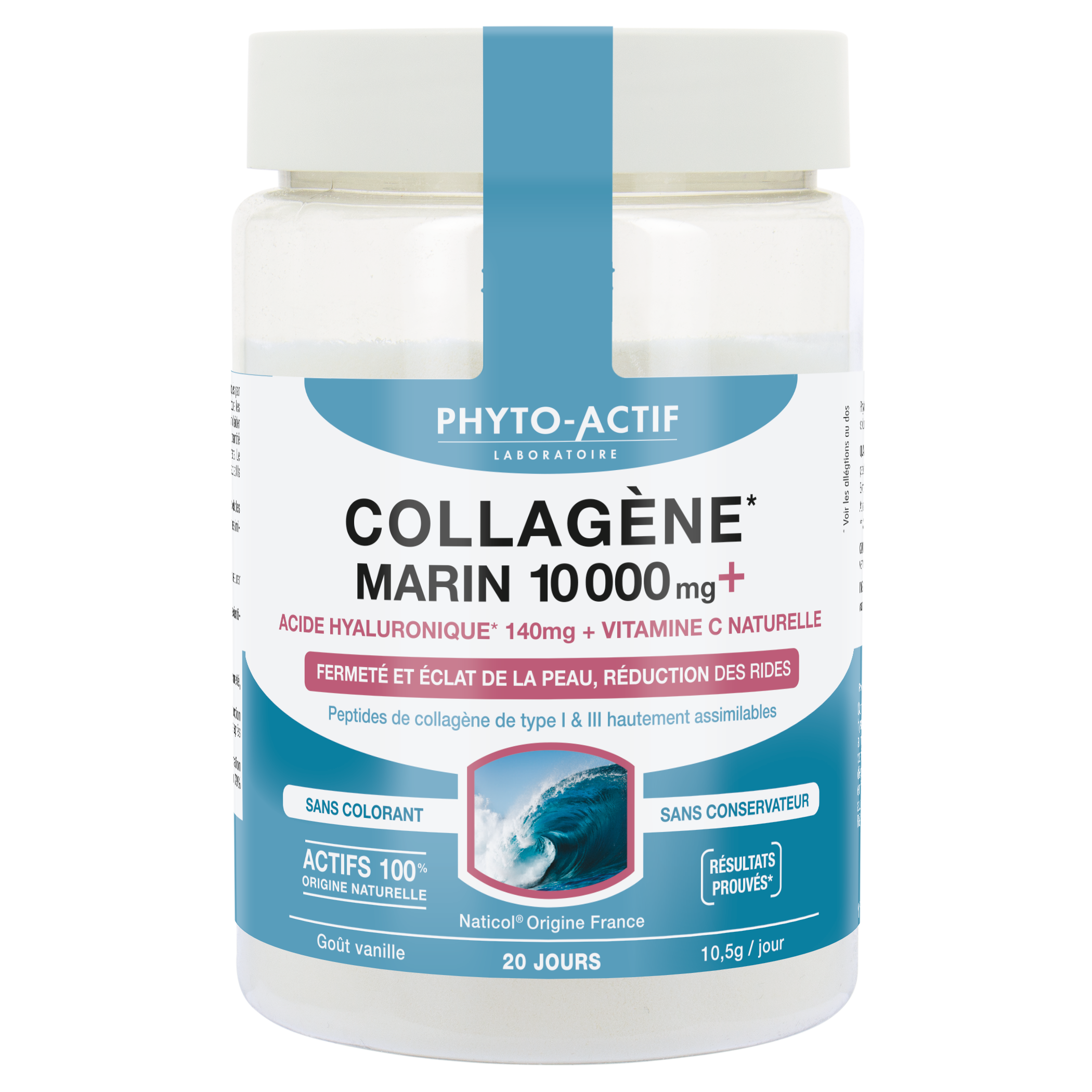 Collagène Marin 10000mg Acide Hyaluronique - PHYTO ACTIF