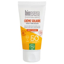 Crème Solaire Visage et Zones Délicates 40ml - BIOREGENA