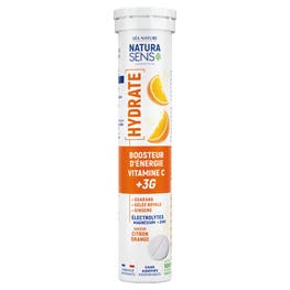 Hydrate Boosteur d'énergie Vitamine C - Citron Orange - NATURASENS