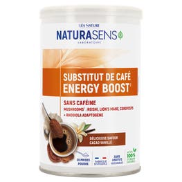 Substitut de café Energy Boost sans caféine - Vanille chocolat - NATURASENS