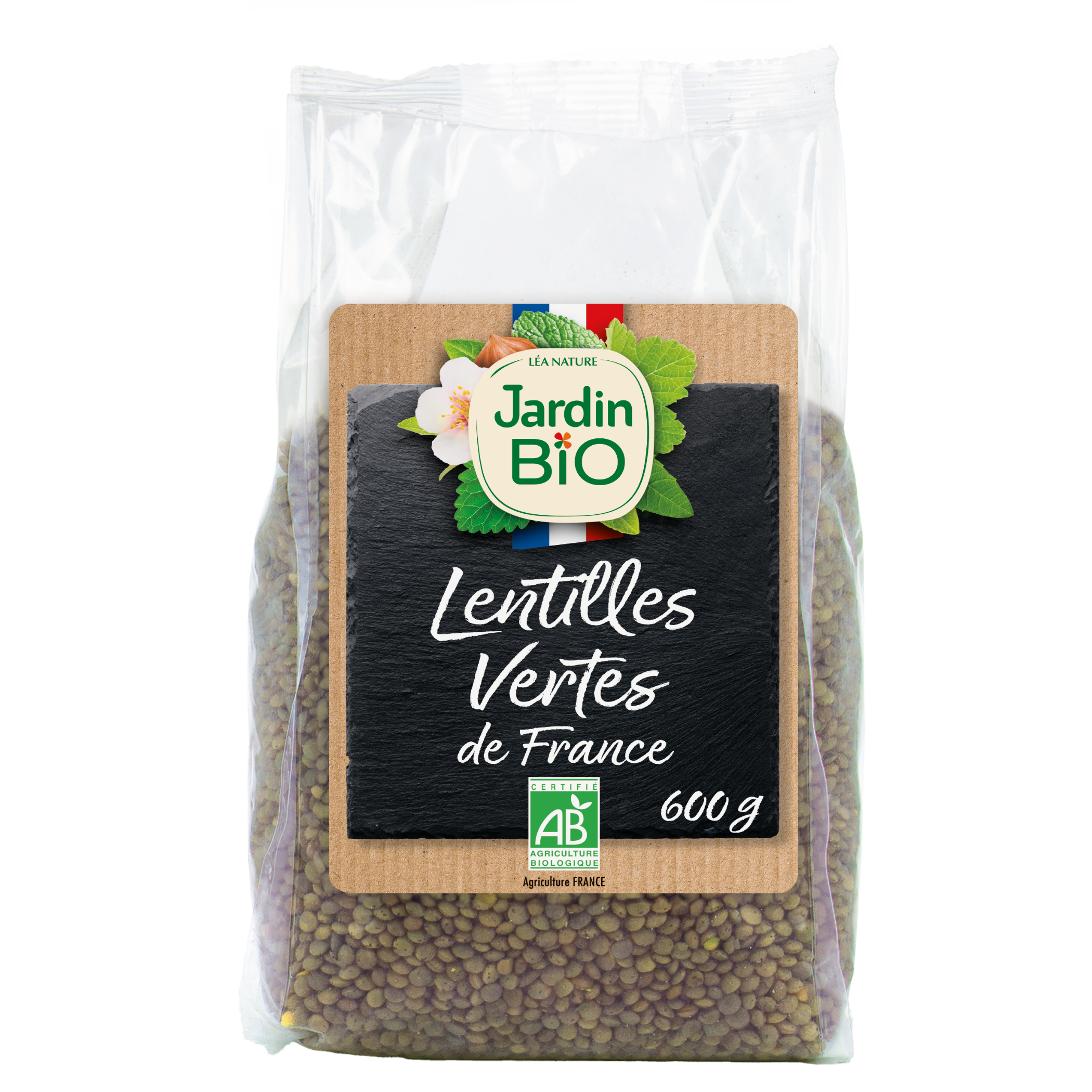 Lentilles vertes 600g - bio - JARDIN BIO