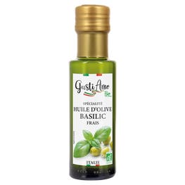 Huile d'Olive Vierge Extra Basilic - GUSTI AMO BIO