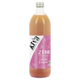 Zéro sucres ajoutés Litchi Fraise - KIVA