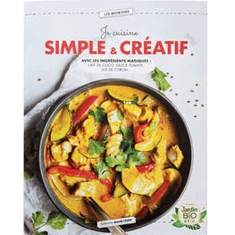 Livre de recettes Simple & Créatif - bio - JARDIN BIO