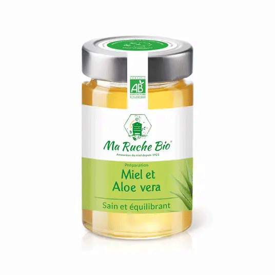 Miel et aloe vera bio - MA RUCHE BIO