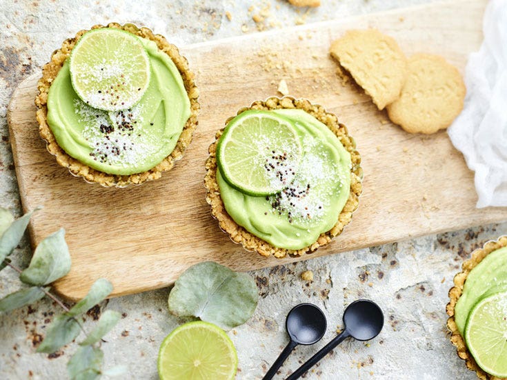 Recette de tartelettes avocat et citron vert