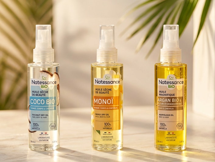 -20% sur les huiles de beaut&eacute; Natessance avec le code PRINTEMPS