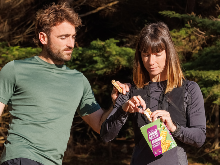 Barres cacahuètes nutrition sportive Good Moov