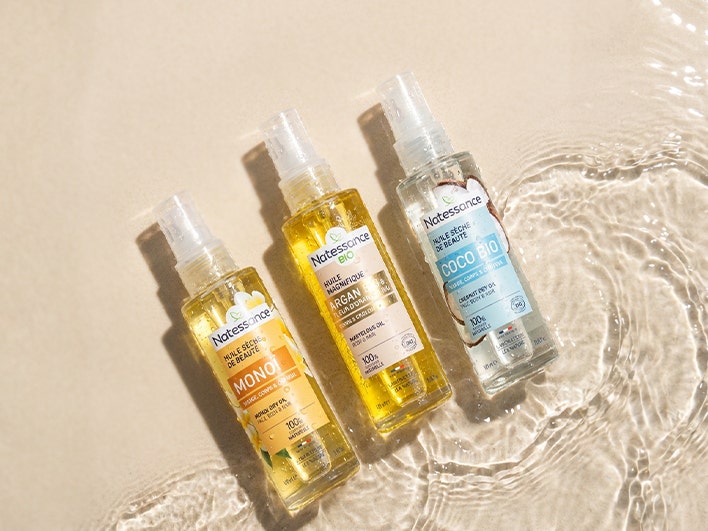 -20% de remise* sur les huiles de beaut&eacute; Natessance