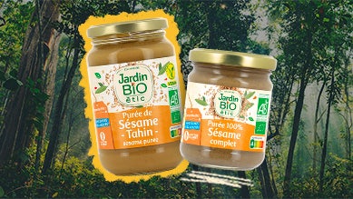 Nos pur&eacute;es de s&eacute;same bio Jardin BiO &eacute;tic