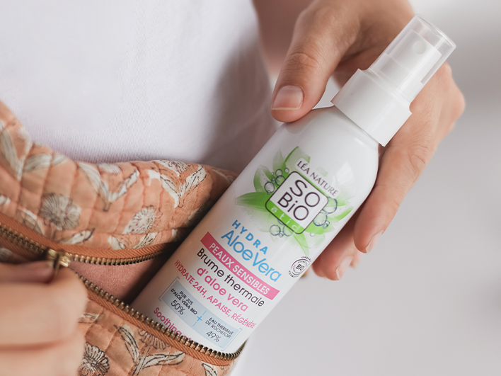 NOUVEAU : D&eacute;couvrez la brume thermale Hydra Aloe Vera de SO BiO &eacute;tic