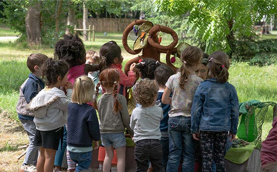 echappee-verte-fondation-lea-nature Atelier enfants dans la nature