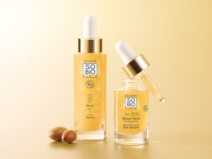 NOUVEAU : D&eacute;couvrez le S&eacute;rum Yeux Anti-&Acirc;ge global Pr&eacute;cieux Argan !
