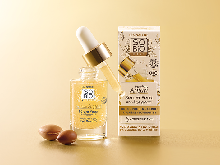 NOUVEAU : D&eacute;couvrez le S&eacute;rum Yeux Anti-&Acirc;ge global Pr&eacute;cieux Argan !