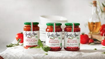 Gamme Sauces Gusti Amo Bio