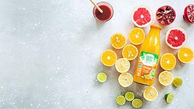 Gamme Jus et boissons