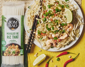 Recette bio de pad thai JOM BAO Recette bio de pad thai JOM BAO