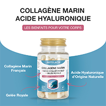 Collagène marin acide hyaluronique