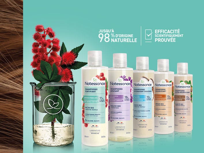 Les soins capillaires naturels Natessance
